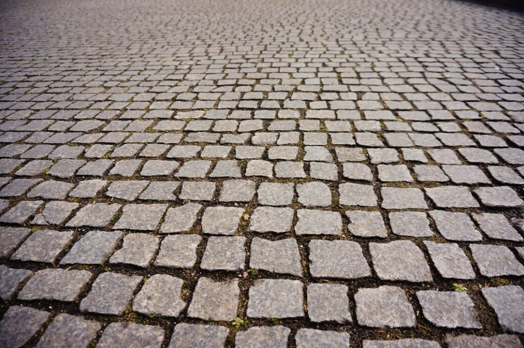 Cobblestone Street Daytime